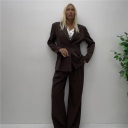 completo giacca slim e pantalone palazzo slim